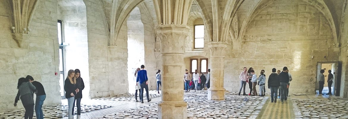 Des 3es du collège Saint-Charles de Cormeilles-en-Parisis (95) ont participé à un projet d’éducation artistique et culturelle avec l’Abbaye de Maubuisson