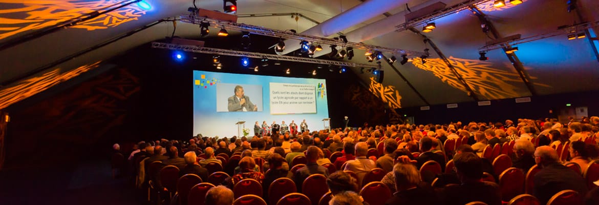 Sur trois jours, le Congrès 2016 du Cneap a réuni plus de 800 participants. © F. Beloncle